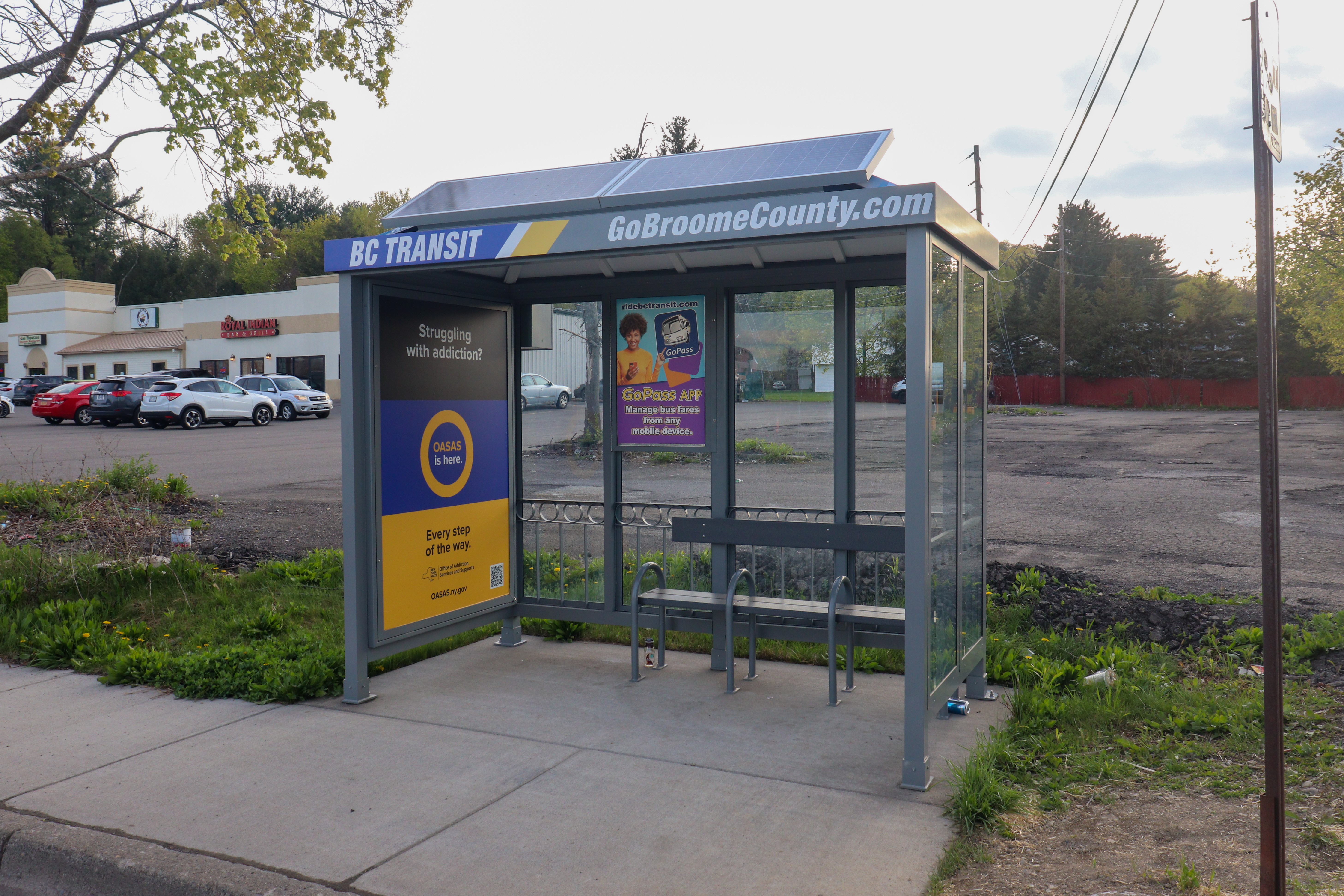 Denny's / Bunn Hill Rd (Inbound) Bus Stop